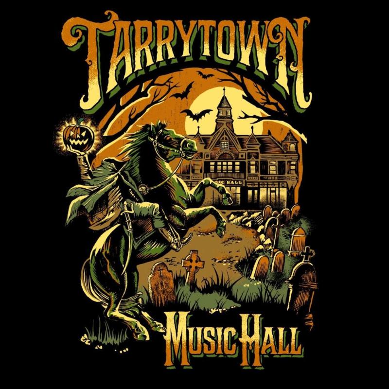 TMH Legendary Tee - Front Design in Orange - by Nick Farrow