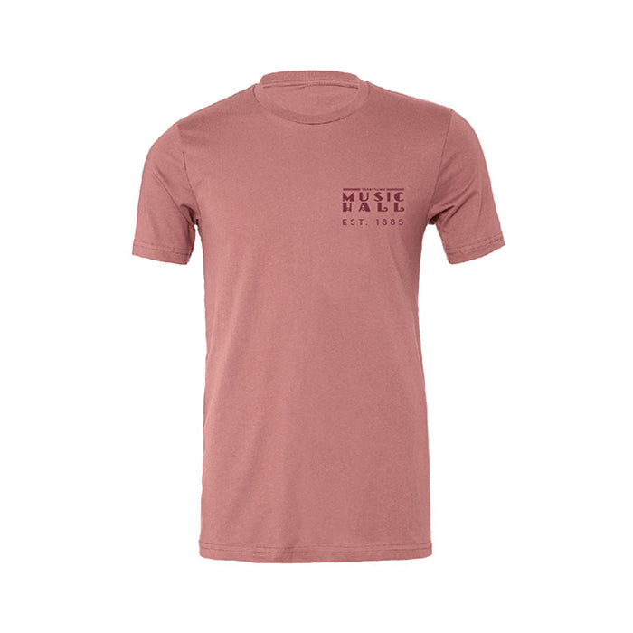 Tarrytown Music Hall Timeless Mauve T-Shirt Front