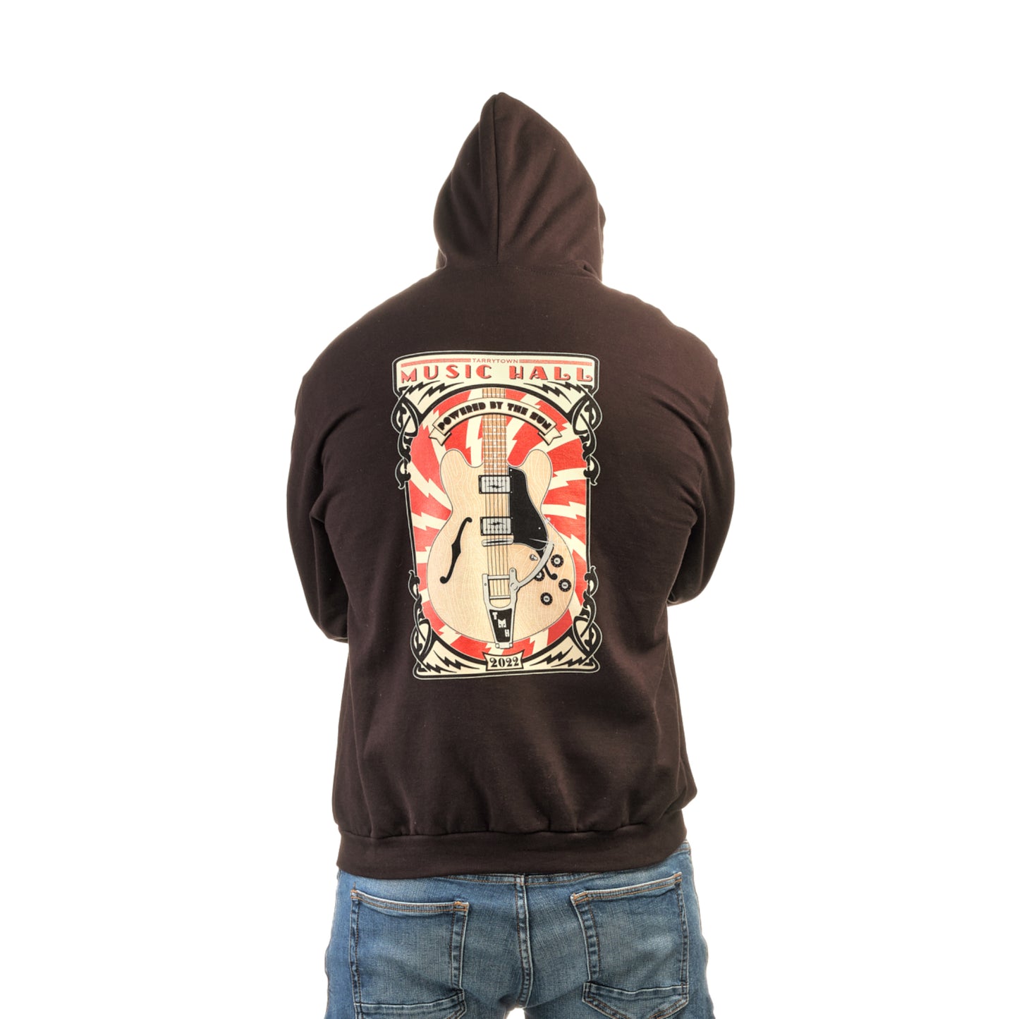 The Music Hall Rocks Zip Front Hoodie Sweatshirt